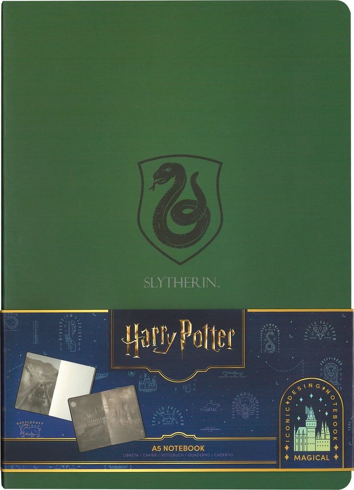 Harry Potter Softcover Notebook Slytherin 21 cm