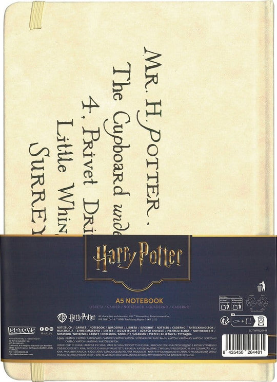 Harry Potter Hardcover Notebook Hogwarts Letter 21 cm