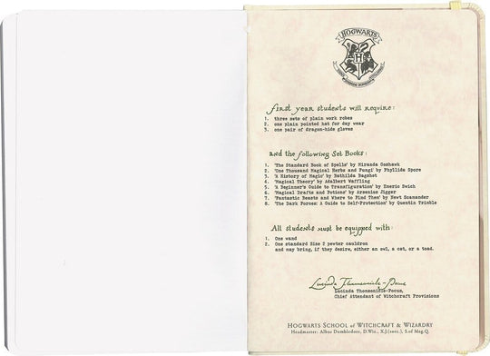 Harry Potter Hardcover Notebook Hogwarts Letter 21 cm