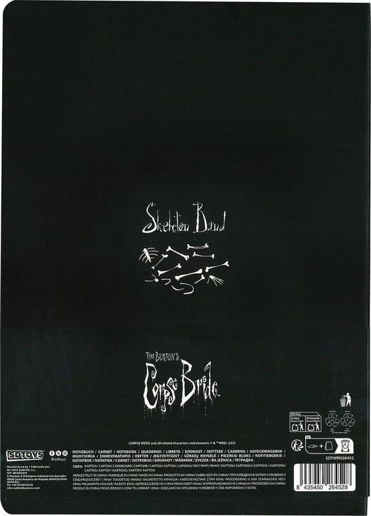 Corpse Bride Softcover Notebook Skeleton ver. B 21 cm