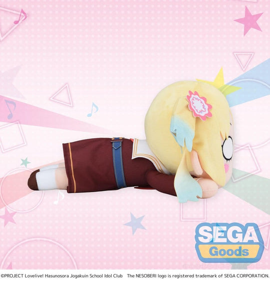 Love Live! Nesoberi (Lay-Down) Plush Figure Osawa Rurino - Winter Uniform (M) 16 cm