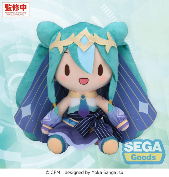 Character Vocal Series 01: Hatsune Miku fuwa petit M Plush Figure Hatsune Miku -Cosmic-