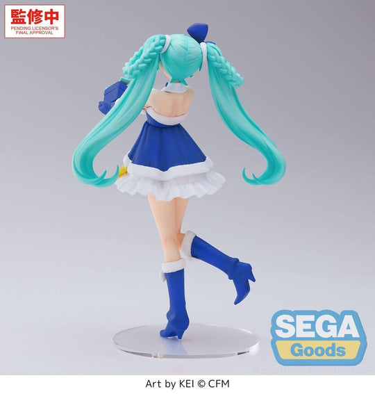 Character Vocal Series 01: Hatsune Miku High Premium PVC Figure Hatsune Miku Sapphire Christmas Ver. 21 cm