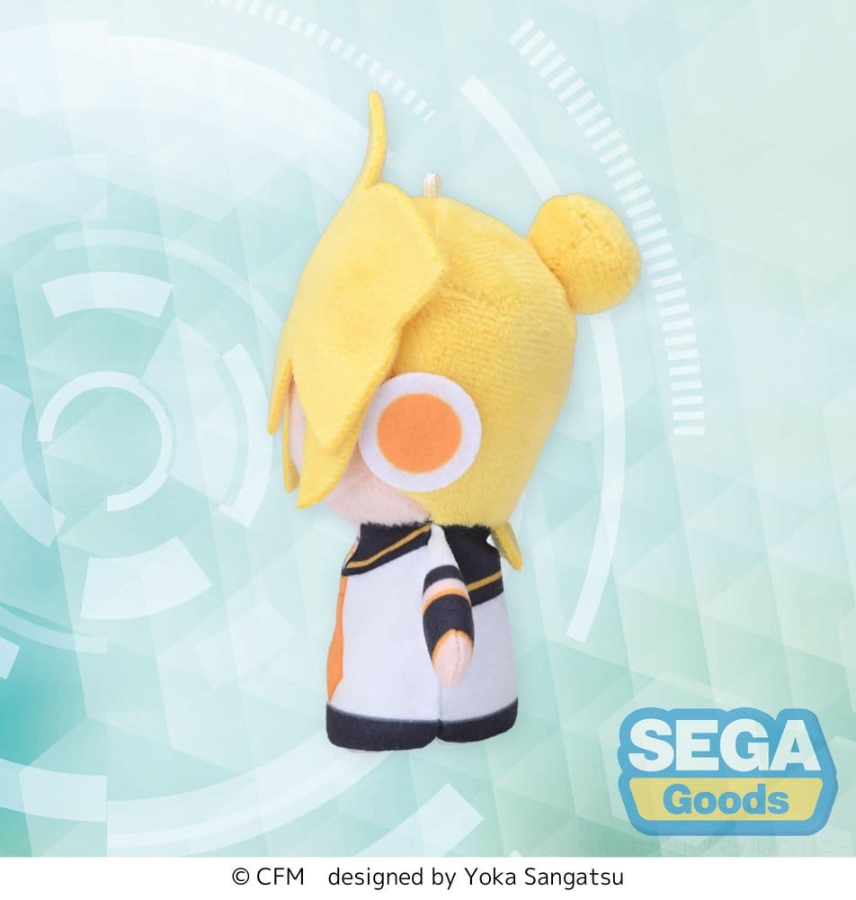 Kagamine Rin & Len Fuwa Petit Plush Figure Kagamine Len Finger Mascot 10 cm