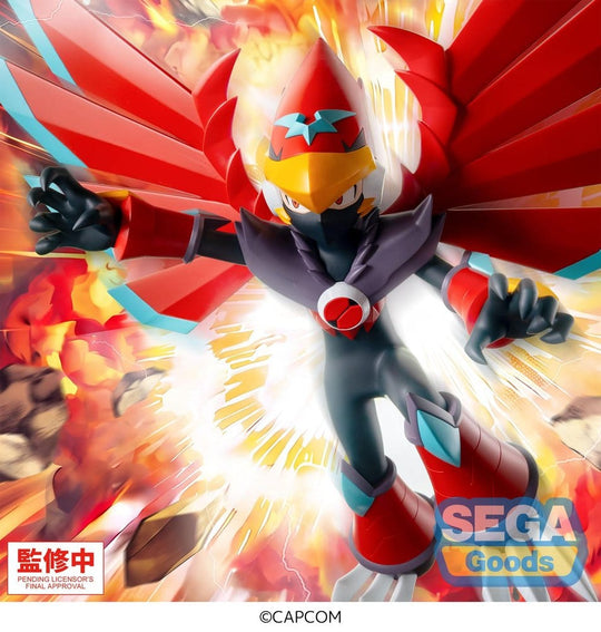 Mega Man Battle Network Luminasta PVC Figure Mega Man Falzar Beast 19 cm