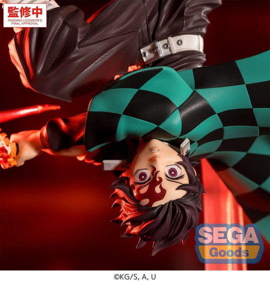 Demon Slayer: Kimetsu no Yaiba Luminasta PVC Figure Tanjiro Kamado Hinokami Kagura Setting Sun Transformation 15 cm