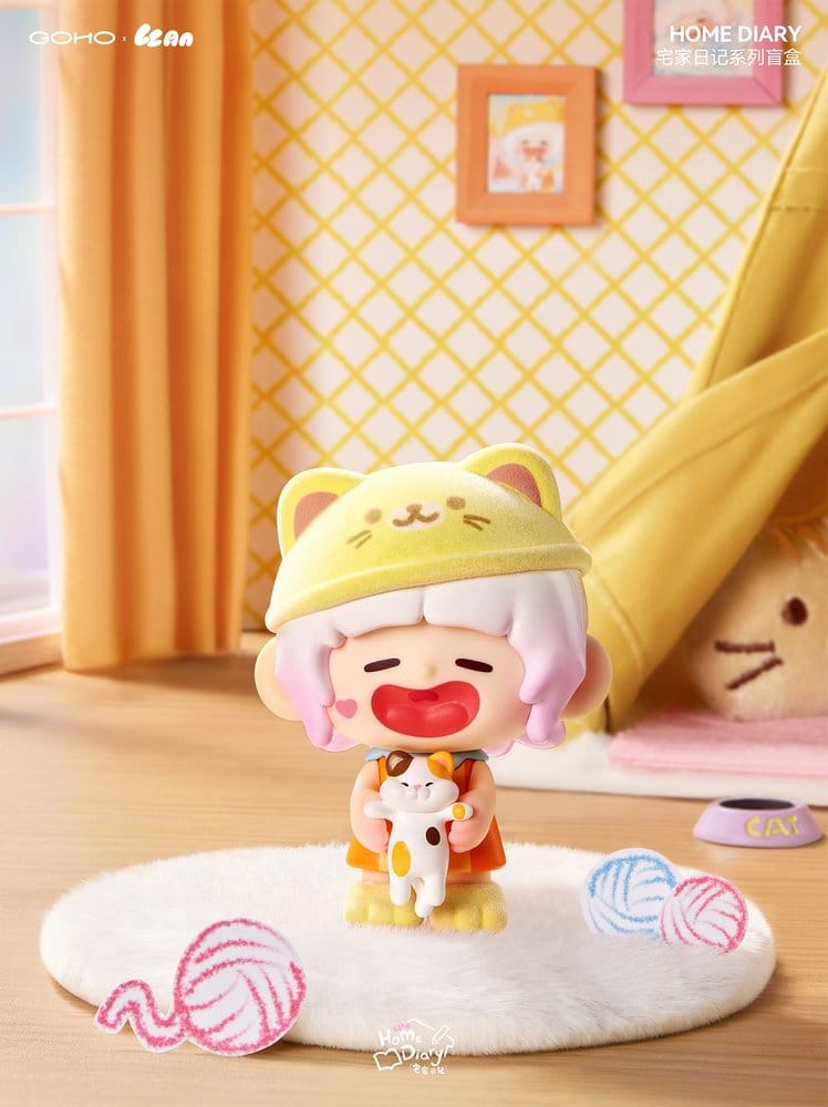 Original Character Trading Figures Blind Box 8-Pack Lazy Home Diary 9 cm