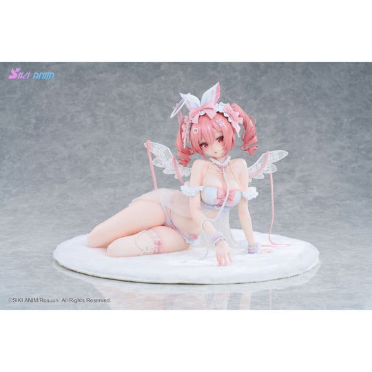 Original Character PVC Figure 1/4 White Rabbit Rosu Angel Ver. Illustrated by Rosuuri 23 cm