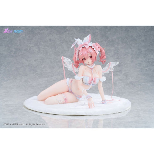 Original Character PVC Figure 1/4 White Rabbit Rosu Angel Ver. Illustrated by Rosuuri 23 cm