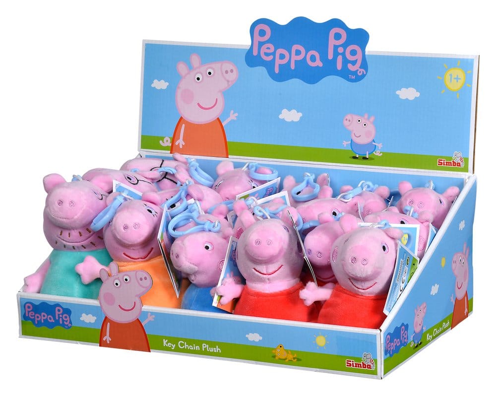 Peppa Pig Plush Keychain Display (18)