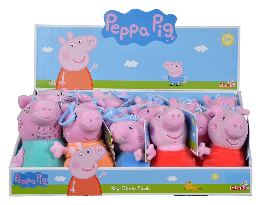 Peppa Pig Plush Keychain Display (18)