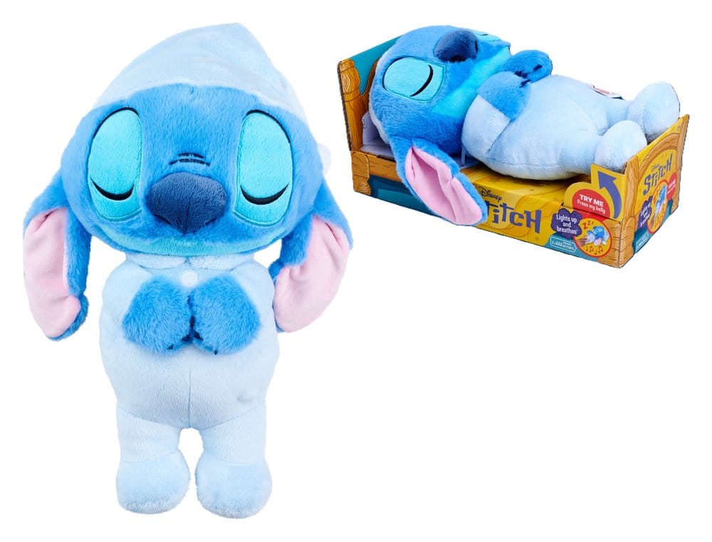 Disney Plush Figure with Sound Sleeping Stitch 31 cm
