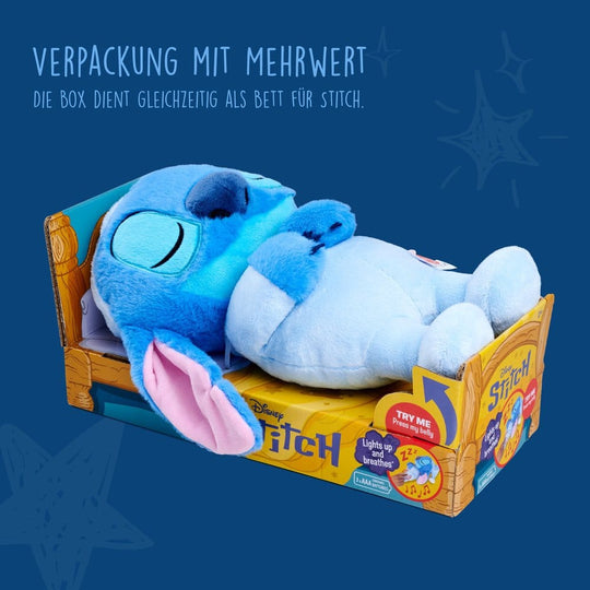 Disney Plush Figure with Sound Sleeping Stitch 31 cm