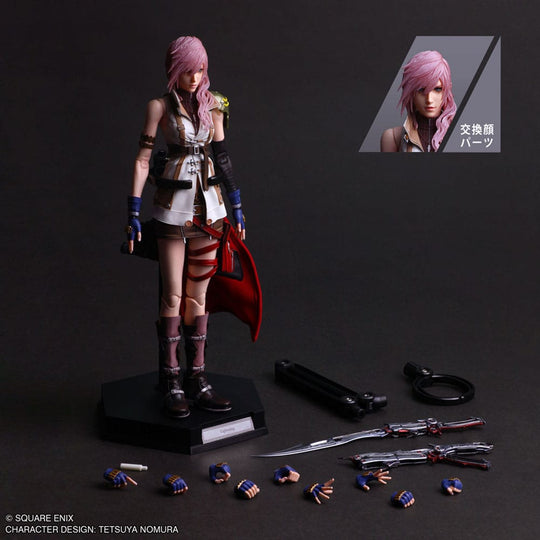 Final Fantasy XIII Play Arts Shin Action Figure Lightning 26 cm