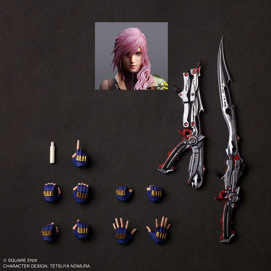 Final Fantasy XIII Play Arts Shin Action Figure Lightning 26 cm