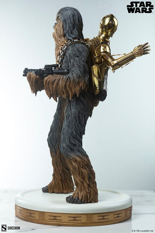 Star Wars Premium Format Figure Chewbacca and C-3PO 63 cm