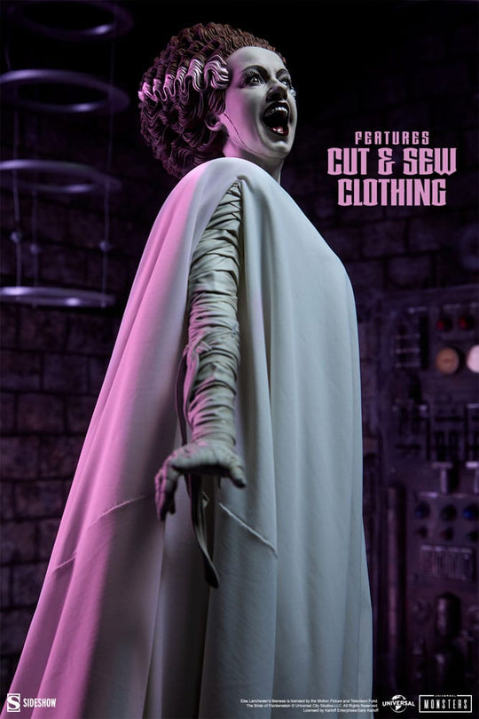 Bride of Frankenstein Premium Format Mixed Media Statue The Bride of Frankenstein (Fabric Costume) 55 cm