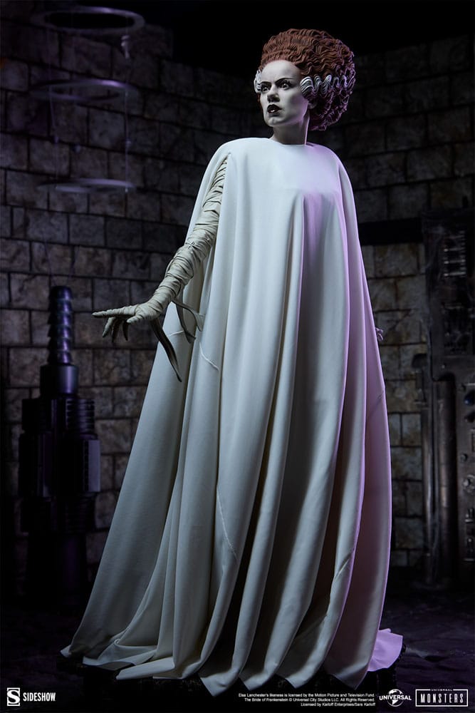 Bride of Frankenstein Premium Format Mixed Media Statue The Bride of Frankenstein (Fabric Costume) 55 cm