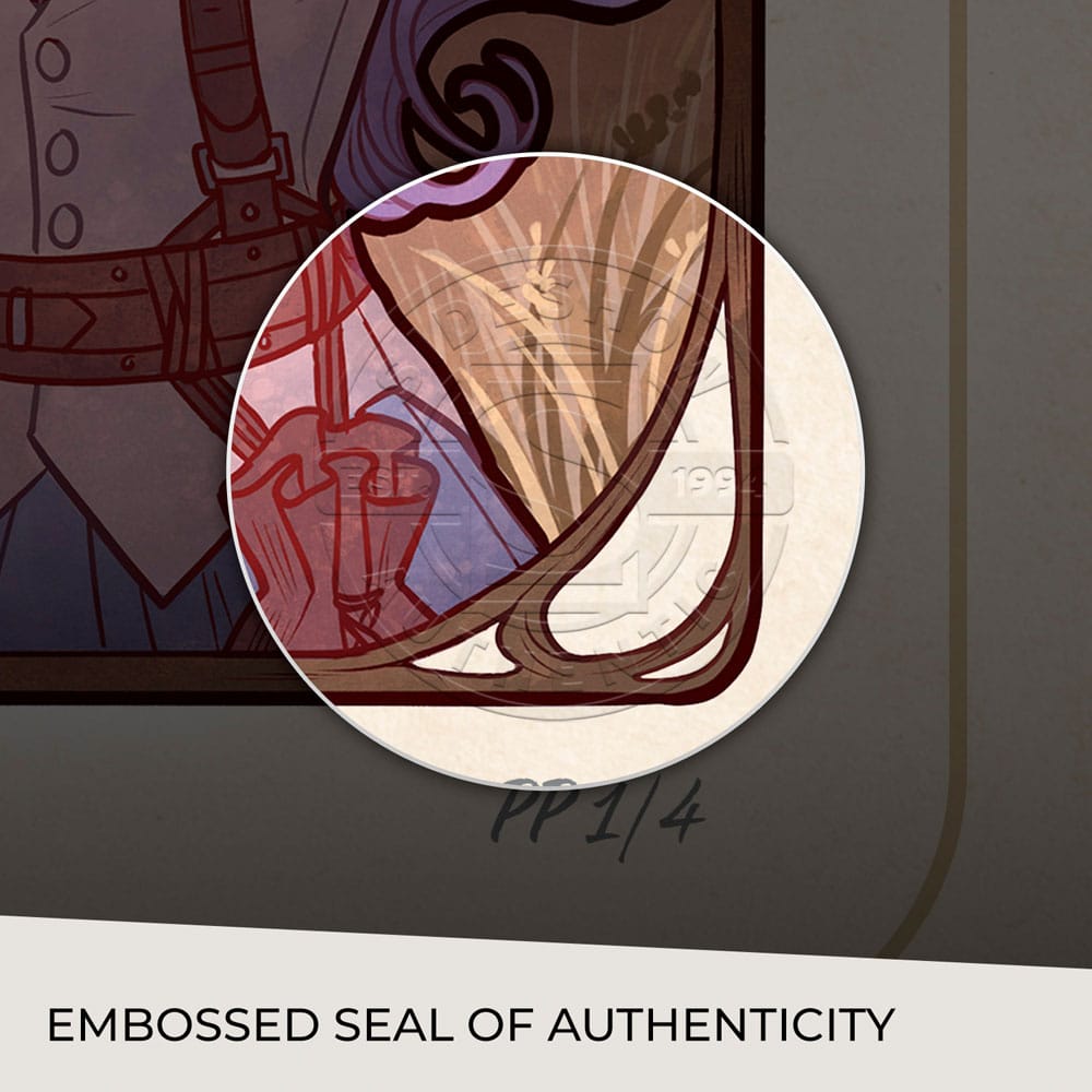 Critical Role Art Print Laura Bailey: 10th Anniversary Art Nouveau Illustrations 46 x 28 cm - unframed