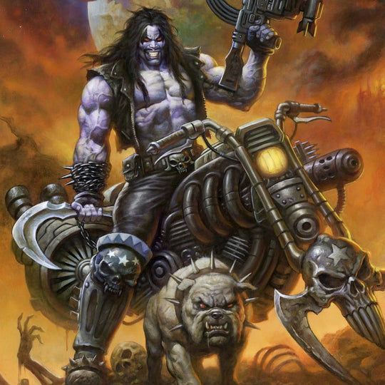 DC Comics Fine Art Print Lobo™: The Main Man by Alex Horley 46 x 61 cm - unframed