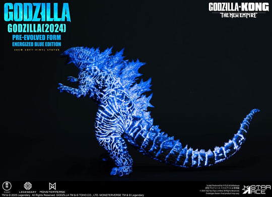 Godzilla vs. Kong: The New Empire Soft Vinyl Statue Godzilla (2024) Evolved Blue Edition 28 cm