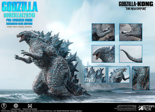 Godzilla vs. Kong: The New Empire Soft Vinyl Statue Godzilla (2024) Evolved Blue Edition 28 cm