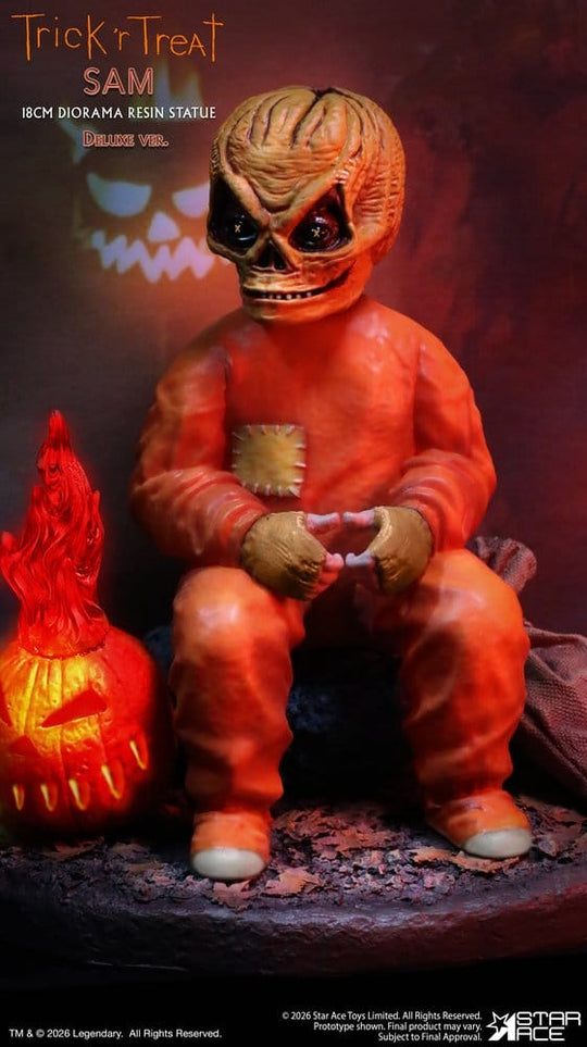 Trick R Treat Diorama Resin Statue Sam DX 18 cm