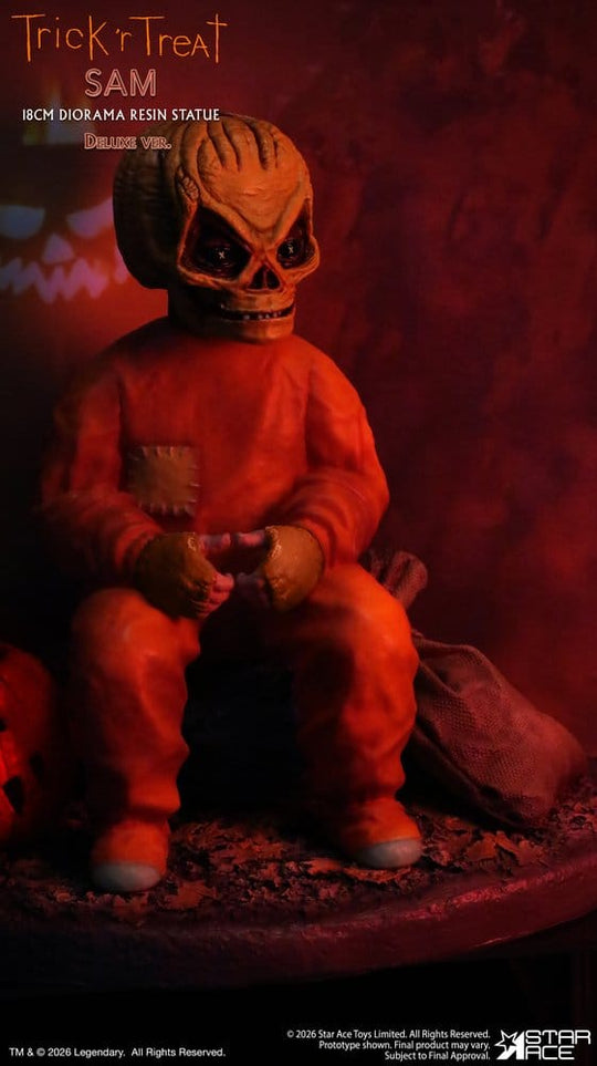 Trick R Treat Diorama Resin Statue Sam DX 18 cm
