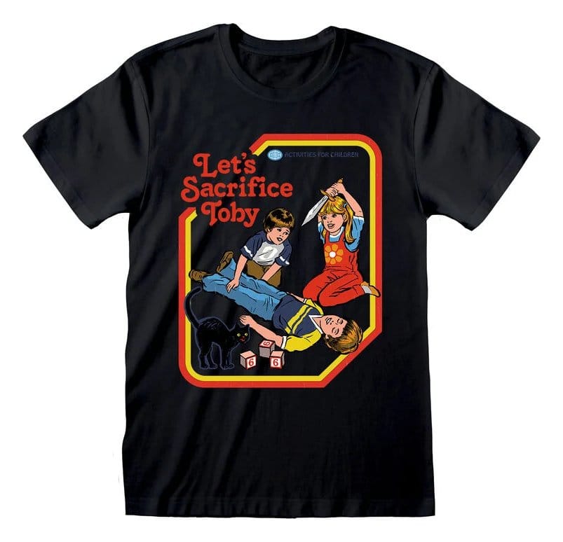 Steven Rhodes T-Shirt Lets Sacrifice Toby Black Size L