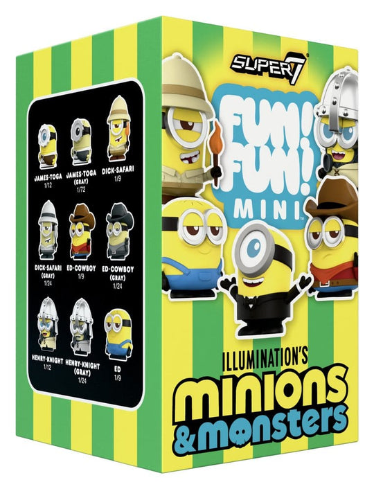 Minions Fun! Fun! Mini Figures Wave 01 Minions & Monsters Blind Box Display (9)