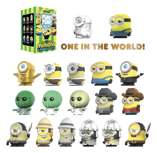 Minions Fun! Fun! Mini Figures Wave 01 Minions & Monsters Blind Box Display (9)