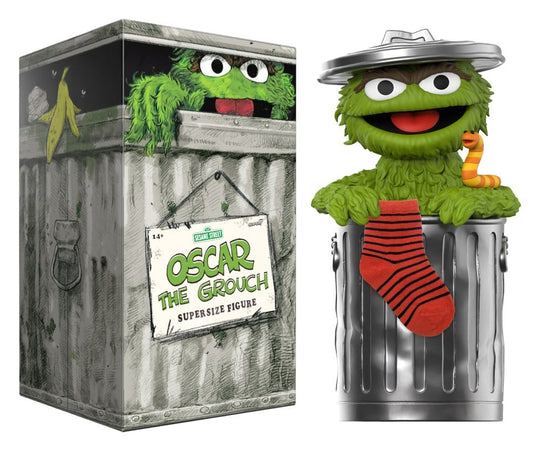 Sesame Street SuperSize Vinyl Figure Oscar The Grouch