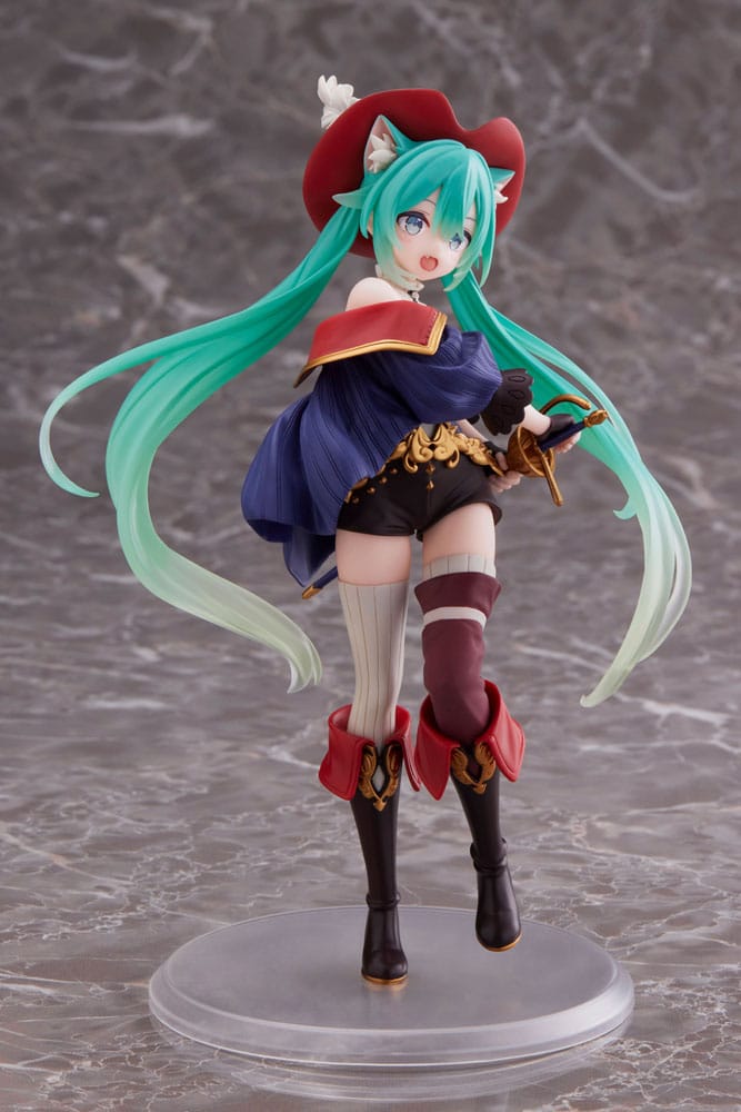 Hatsune Miku PVC Statue Hatsune Miku Wonderland Puss in Boots 18 cm