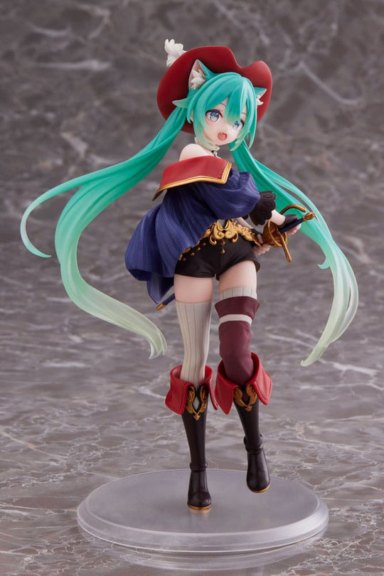 Hatsune Miku PVC Statue Hatsune Miku Wonderland Puss in Boots 18 cm