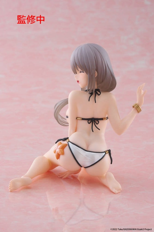 Uzaki-chan Wants to Hang Out! PVC Statue Desktop Cute Figure Tsuki Uzaki (Swimwear Ver.) 13 cm
