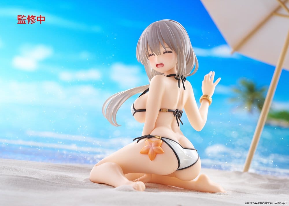 Uzaki-chan Wants to Hang Out! PVC Statue Desktop Cute Figure Tsuki Uzaki (Swimwear Ver.) 13 cm