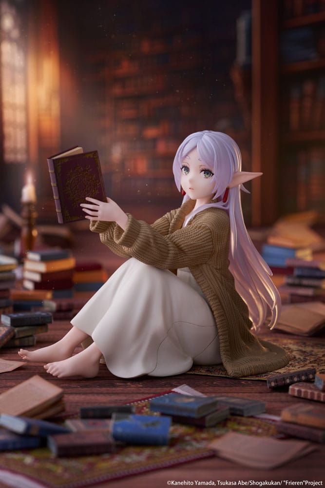 Frieren: Beyond Journey's End PVC Statue Desktop Cute Figure Frieren Roomwear Ver. 13 cm