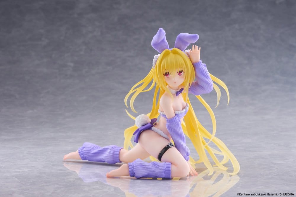 To Love-Ru Darkness MOFLOCK PVC Figure Golden Darkness (Fluffy Bunny Ver.) 13 cm