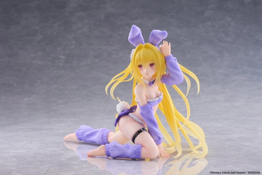 To Love-Ru Darkness MOFLOCK PVC Figure Golden Darkness (Fluffy Bunny Ver.) 13 cm