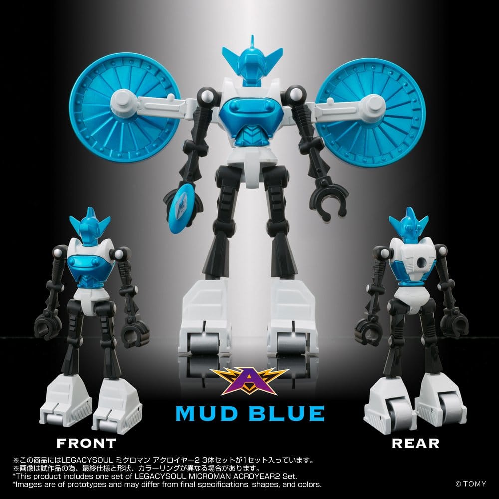Microman Legacysoul Action Figure 3-Pack Acroyear 2 – Eventyrhuset
