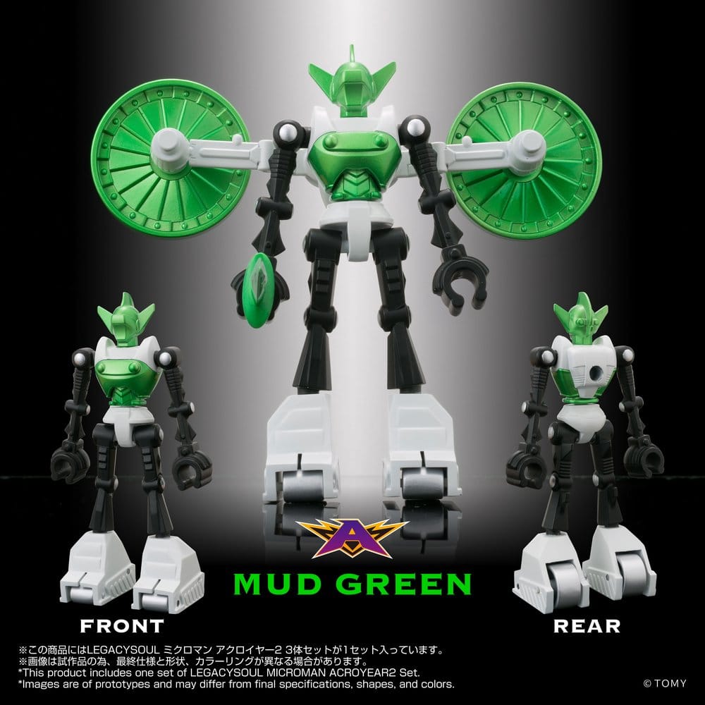 Microman Legacysoul Action Figure 3-Pack Acroyear 2 – Eventyrhuset