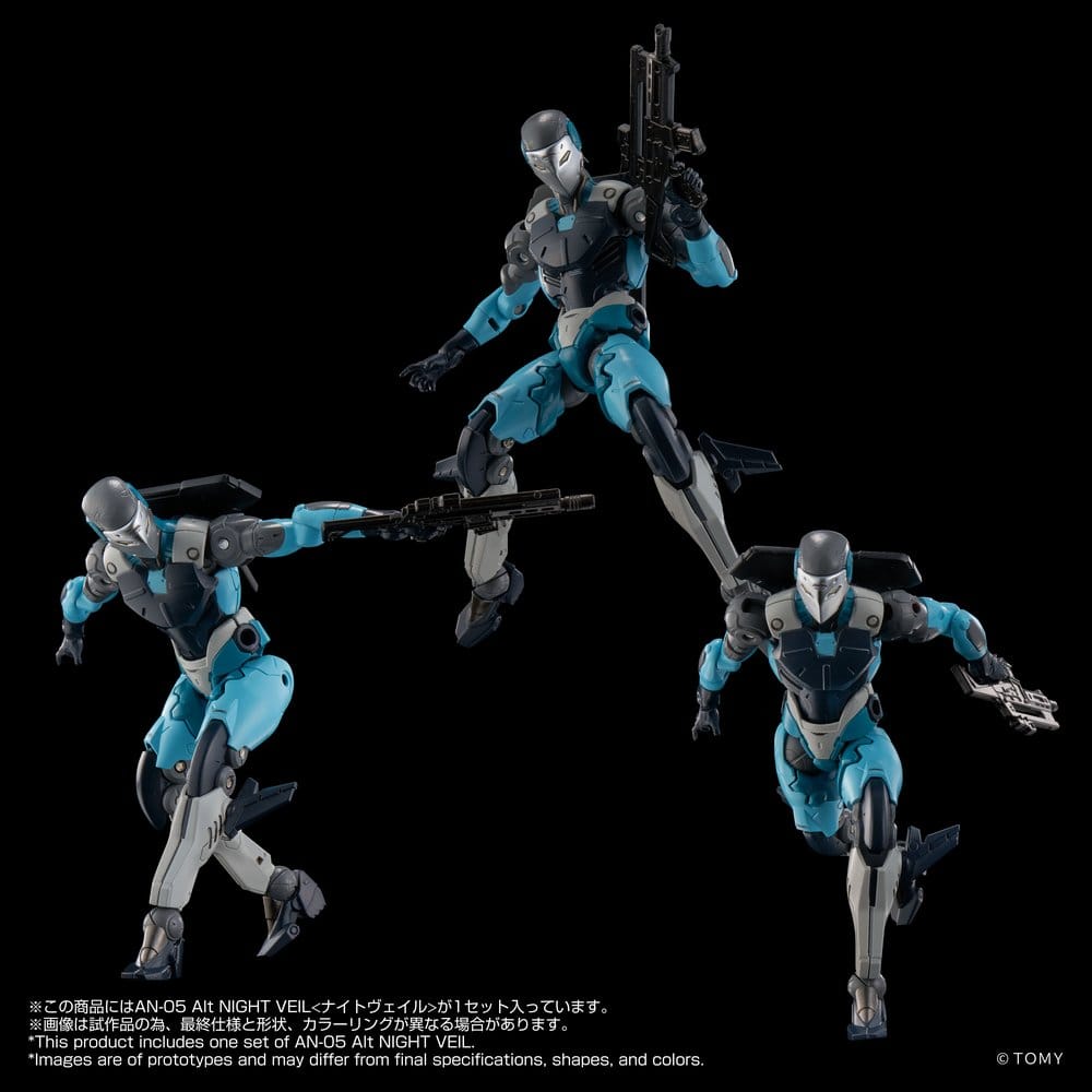 Altered Nano Action Figure An-05 Alt Night Veil 10 cm