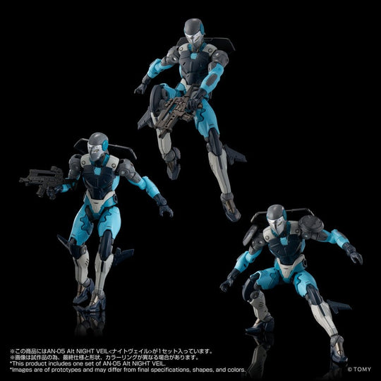 Altered Nano Action Figure An-05 Alt Night Veil 10 cm
