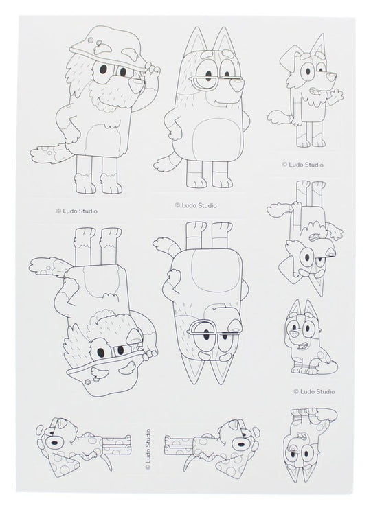 Bluey Colouring and Play World Set