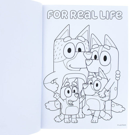 Bluey Colouring Book A4 & Sticker Set