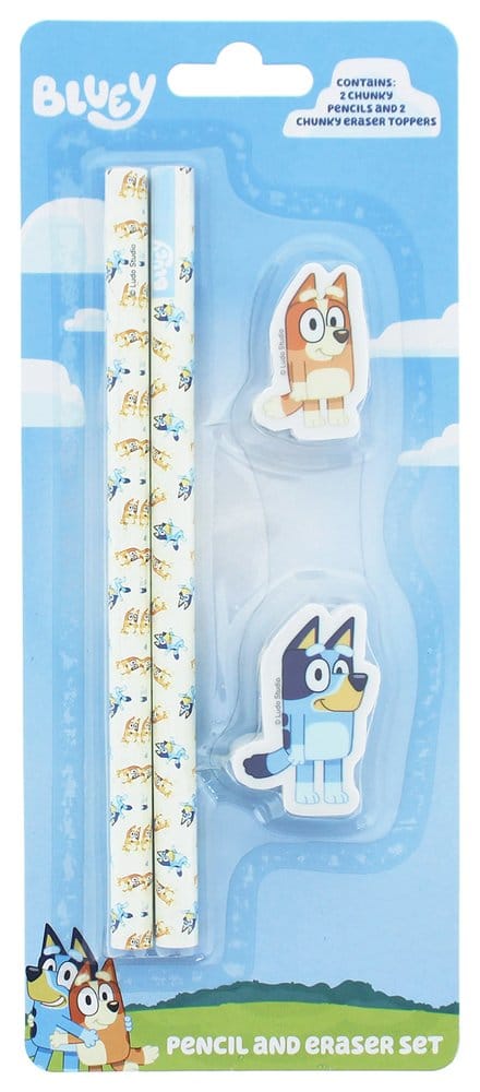 Bluey 4-Piece Stationery Set