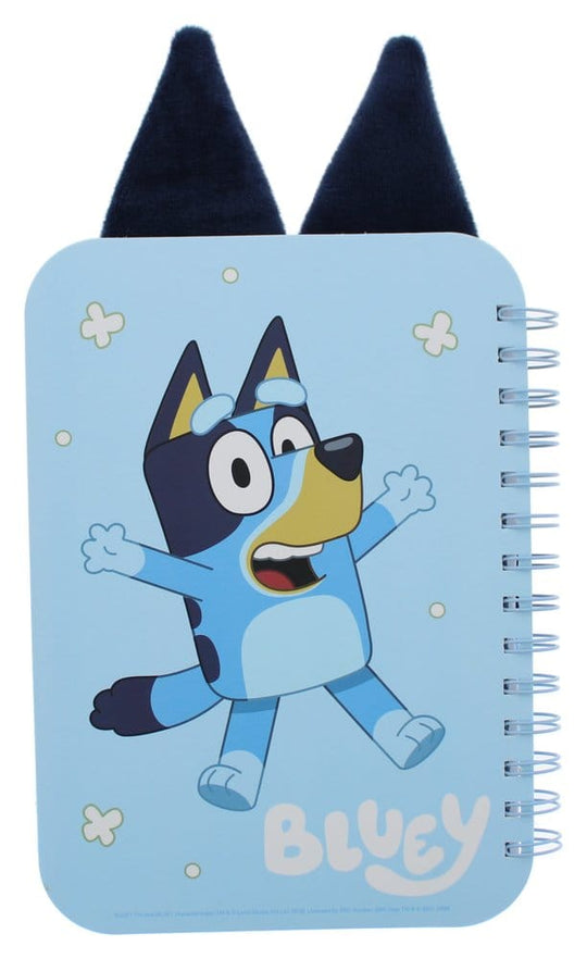 Bluey Plush Notebook Blue
