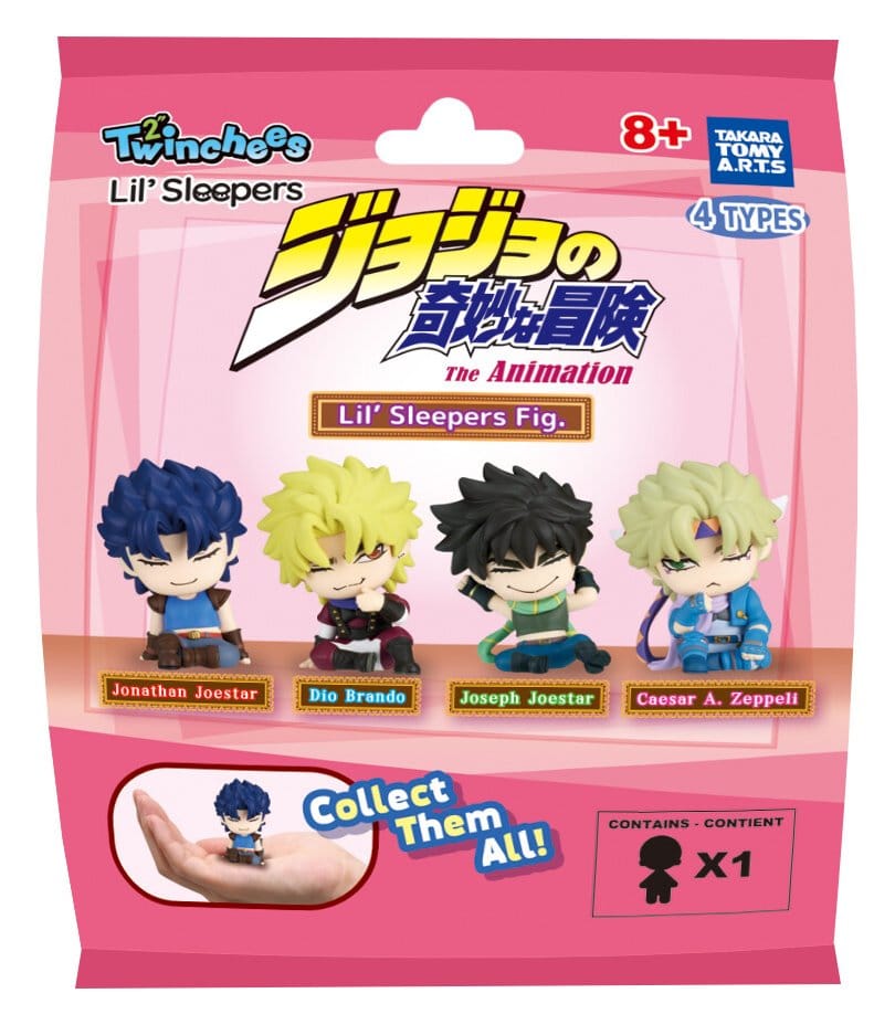 Jojo´s Bizzare Adventure Twinchees Mini Figures Lil´Sleepers 5 cm Blind Pack Display (24)