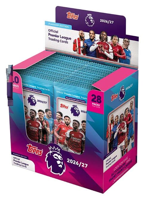 Premier League 2026/2027 Trading Cards Display (28)