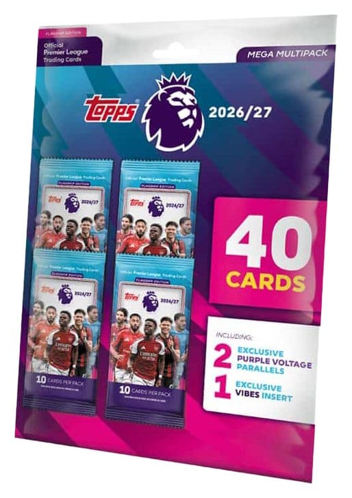 Premier League 2026/2027 Trading Cards Mega Multipack